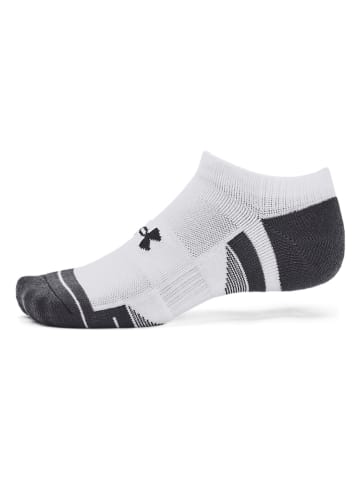 Under Armour 3-delige set: sportsokken "Performance Tech" wit/antraciet