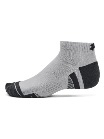 Under Armour 3er-Set: Sportsocken "Performance Tech" in Grau/ Schwarz