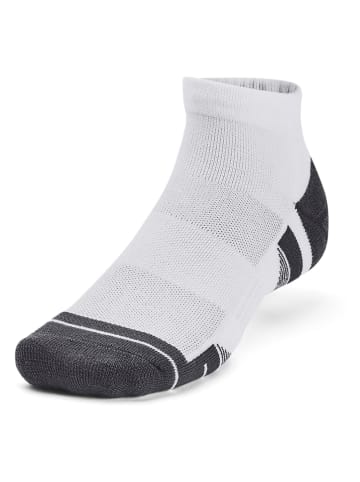 Under Armour Skarpety sportowe (3 pary) "Performance Tech" w kolorze biało-antracytowym