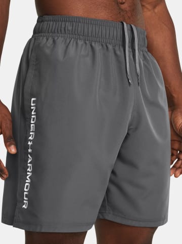 Under Armour Szorty sportowe "Woven" w kolorze antracytowym