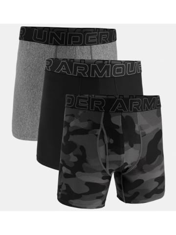 Under Armour 3-delige set: boxershorts "Performance Tech" grijs/zwart