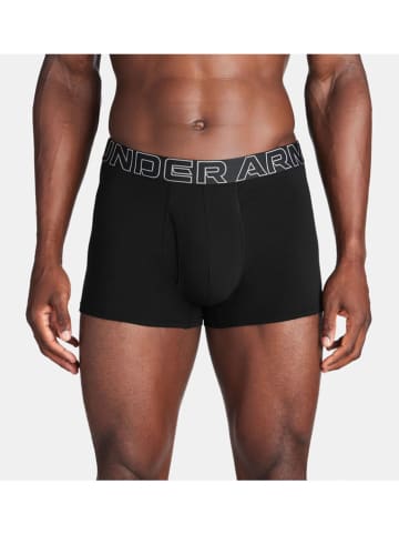 Under Armour 3-delige set: boxershorts "Performance Cotton" zwart