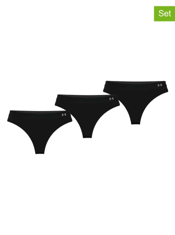 Under Armour 3er-Set: Strings "Pure Stretch" in Schwarz
