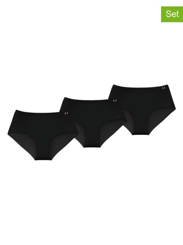 Under Armour 3-delige set: hipsters "Pure Stretch" zwart