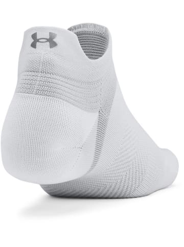 Under Armour Skarpety sportowe (3 pary) "Run Lite" w kolorze białym