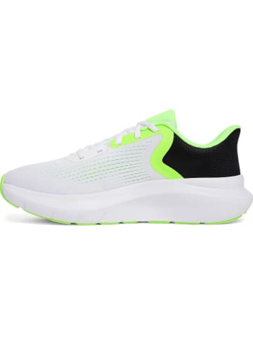 Under Armour Buty w kolorze biało-czarno-zielonym do biegania