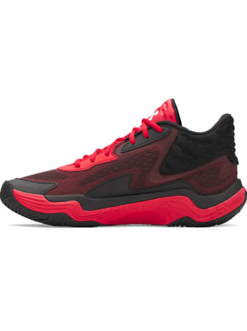 Under Armour Trainingsschuhe in Rot/ Schwarz