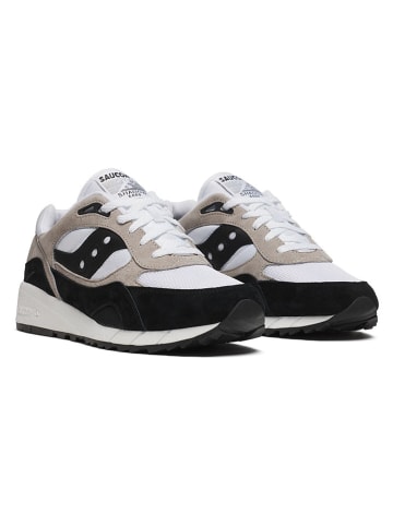 Saucony Sneakersy "Shadow 6000" w kolorze biało-beżowo-czarnym