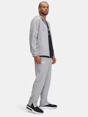 Under Armour Spodnie funkcyjne "Rival" w kolorze jasnoszarym