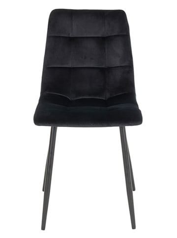 House Nordic 2-delige set: stoelen zwart - (B)44 x (H)86 x (D)55 cm