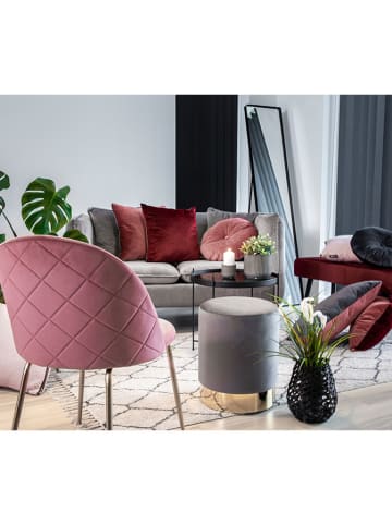 House Nordic 2-delige set: stoelen roze/goudkleurig - (B)52 x (H)78 x (D)51 cm