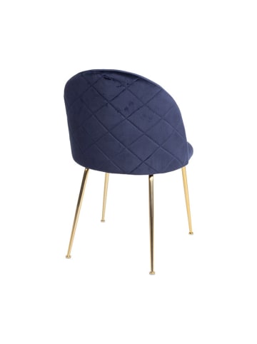 House Nordic 2-delige set: stoelen donkerblauw - (B)52 x (H)78 x (D)51 cm