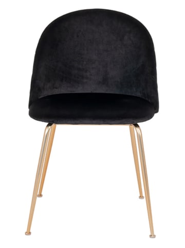 House Nordic Krzesła (2 szt.) w kolorze złoto-czarnym  - 52 x 51 x 78 cm