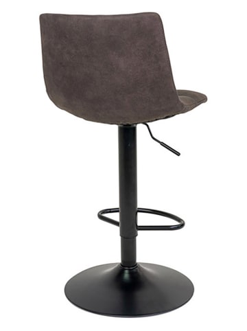 House Nordic 2er-Set: Barhocker in Dunkelgrau - (B)43 x (T)43 cm