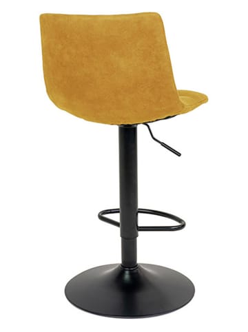 House Nordic 2-delige set: barkrukken geel/zwart - (B)43 x (D)43 cm