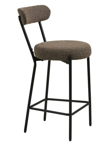 House Nordic Hocker "Badalona" w kolorze brązowo-czarnym - 46 x 90 x 39 cm