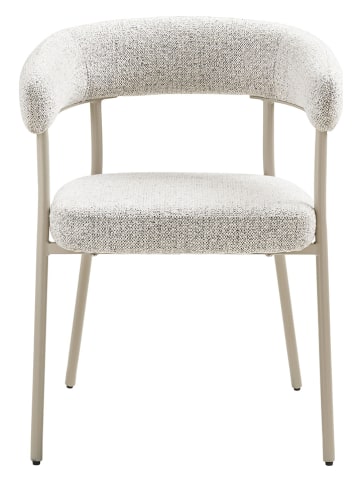 House Nordic Esszimmerstuhl "Trivio" in Creme/ Hellgrau - (B)56 x (H)77 x (T)57,5 cm