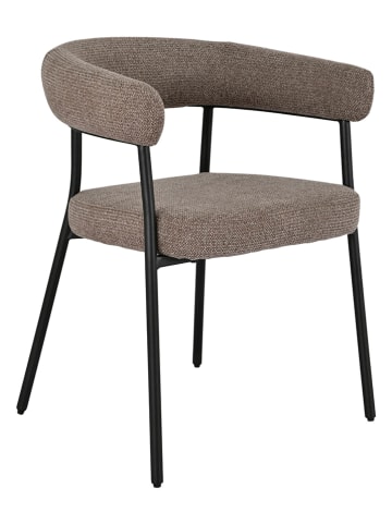 House Nordic Krzesło "Trivio" w kolorze brązowo-czarnym do jadalni - 56 x 77 x 57,5 cm