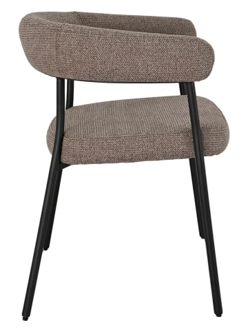 House Nordic Eetkamerstoel "Trivio" bruin/zwart - (B)56 x (H)77 x (D)57,5 cm