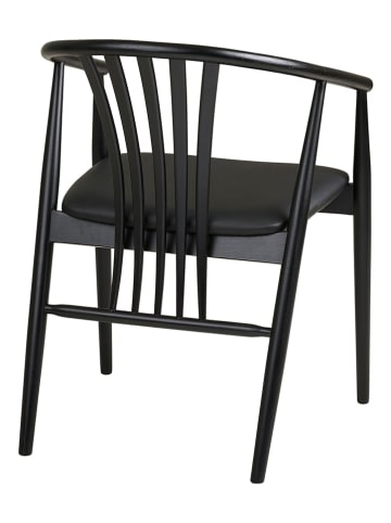 House Nordic Eetkamerstoel "Agustin" zwart - (B)54 x (H)78 x (D)57 cm