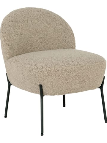 House Nordic Fauteuil "Merida" beige - (B)66 x (H)71 x (D)57 cm