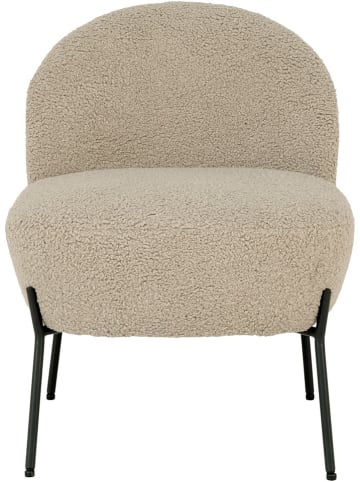 House Nordic Fauteuil "Merida" beige - (B)66 x (H)71 x (D)57 cm