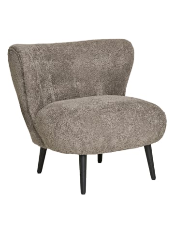 House Nordic Loungefauteuil "Colvelo" bruin/zwart - (B)77 x (H)73 x (D)77 cm