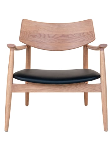 House Nordic Loungesessel "Olvera" in Beige/ Schwarz - (B)68 x (H)72 cm