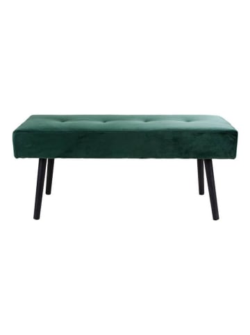 House Nordic Ławka w kolorze ciemnozielonym - 100 x 40 x 35 cm