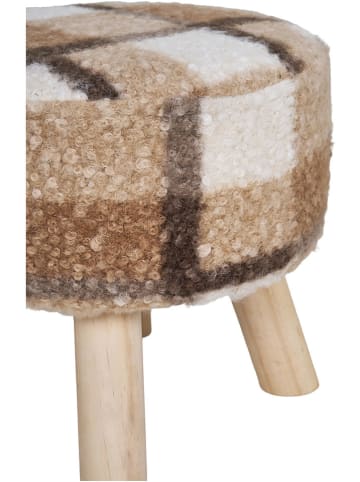 House Nordic Hocker in Braun - (H)29 x Ø 31 cm