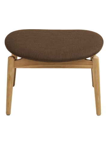 House Nordic Fußstütze "Olvera" in Braun - (B)43 x (H)38 x (T)53,5 cm