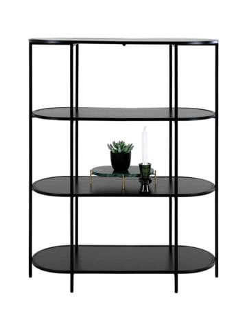 House Nordic Staande kast zwart - (B)85 x (H)111 x (D)36 cm