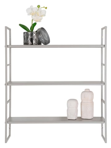 House Nordic Kast "Beja" grijs - (B)48 x (H)55 x (D)17 cm
