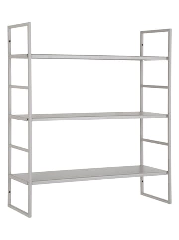 House Nordic Regal "Beja" in Grau - (B)48 x (H)55 x (T)17 cm