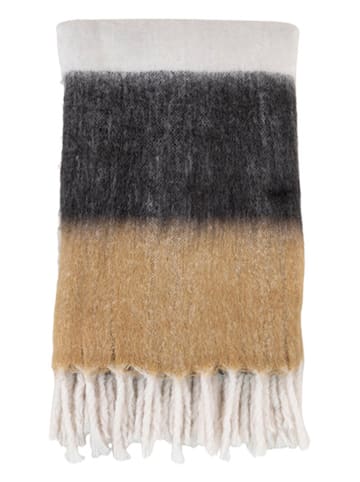 House Nordic Woondeken crème/antraciet/camel - (L)170 x (B)130 cm