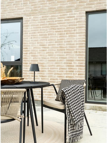 House Nordic Plaid zwart/beige - (L)180 x (B)130 cm