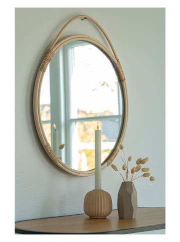 House Nordic Spiegel in Hellbraun - Ø 50 cm