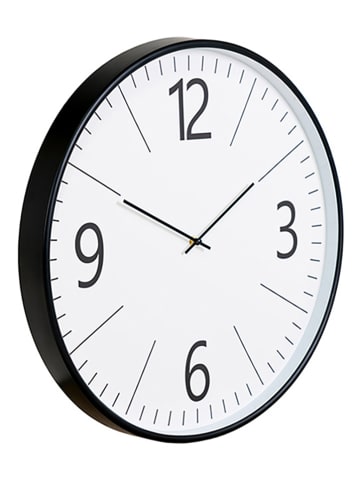 House Nordic Zegar ścienny w kolorze biało-czarnym - Ø 51 cm
