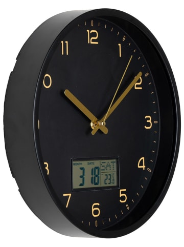 House Nordic Zegar ścienny "Amiens" w kolorze czarnym - Ø 25 cm
