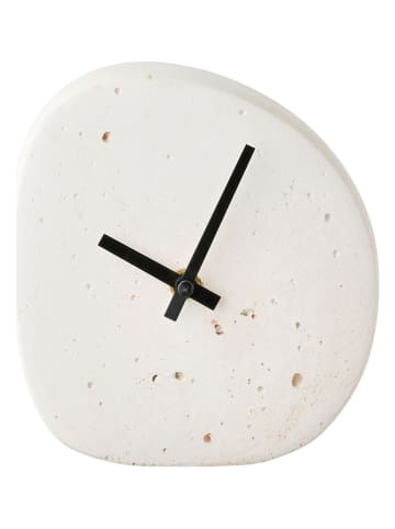 House Nordic Tafelklok "Linz" wit - (L)15 x (B)14 cm
