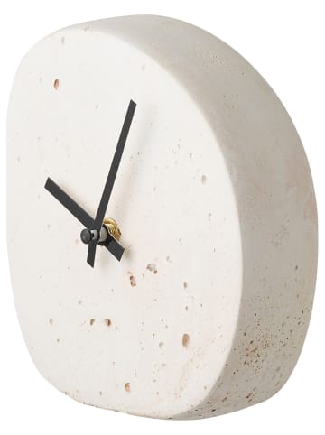 House Nordic Tafelklok "Linz" wit - (L)15 x (B)14 cm