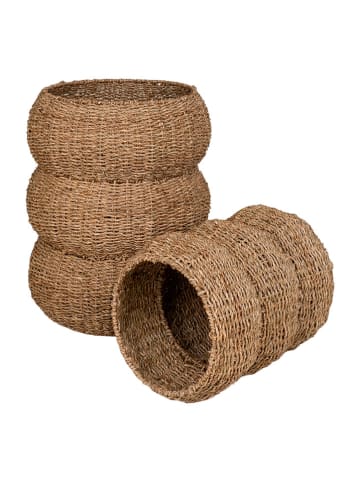 House Nordic Kosze (3 szt.) w kolorze jansobrązowym