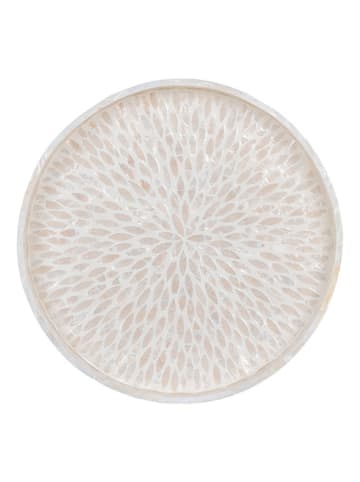 House Nordic Dekotablett in Beige - Ø 40 cm