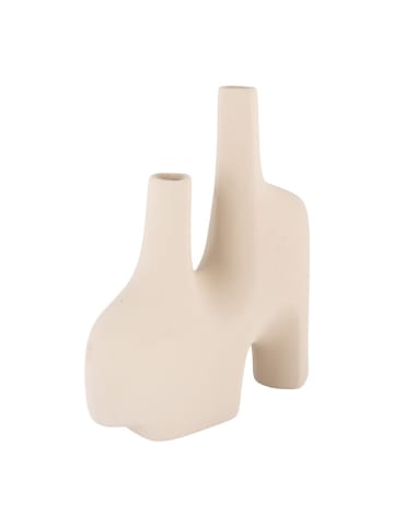 House Nordic Vaas beige - (B)23,5 x (H)27 cm