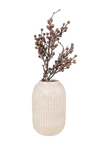 House Nordic Wazon w kolorze kremowym -  wys. 25,5 x Ø 16 cm