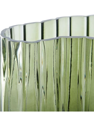 House Nordic Vase in Grün - (B)21 x (H)26,5 x (T)12 cm