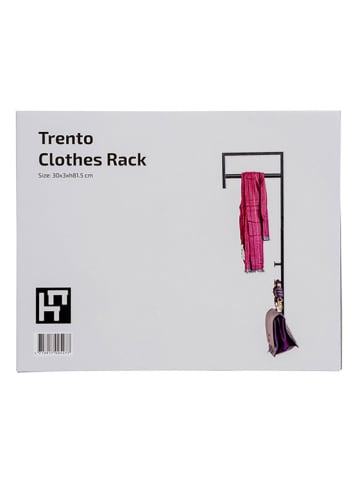 House Nordic Garderobe in Schwarz - (B)30 x (H)82 x (T)3 cm