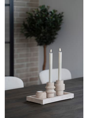 House Nordic Kerzenhalter in Beige - (H)10 x Ø 7 cm