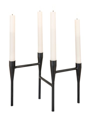 House Nordic Kaarshouder zwart - (B)28 x (H)21 cm