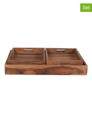 House Nordic Tace (3 szt.) w kolorze brązowym